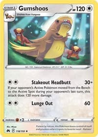 Gumshoos - SWSH: Crown Zenith - Pokemon card