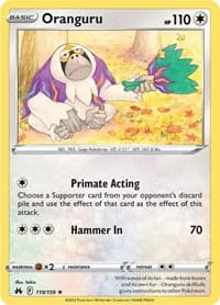 Oranguru - SWSH: Crown Zenith - Pokemon card