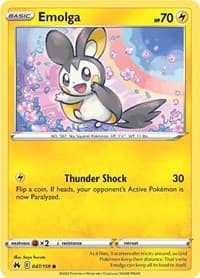 Emolga - SWSH: Crown Zenith - Pokemon card