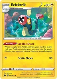 Eelektrik - SWSH: Crown Zenith - Pokemon card