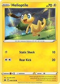 Helioptile - SWSH: Crown Zenith - Pokemon card
