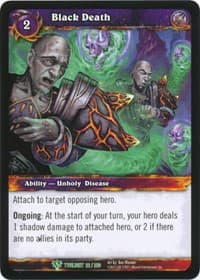 Black Death - Twilight of the Dragons - WoW card
