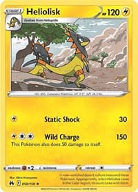 Heliolisk - SWSH: Crown Zenith - Pokemon card
