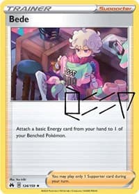 Bede - SWSH: Crown Zenith - Pokemon card