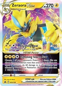 Zeraora VSTAR - SWSH: Crown Zenith - Pokemon card