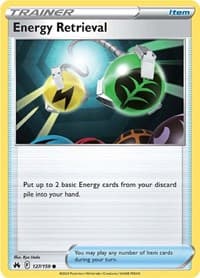 Energy Retrieval - SWSH: Crown Zenith - Pokemon card