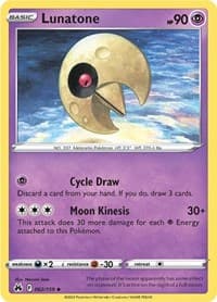 Lunatone - SWSH: Crown Zenith - Pokemon card