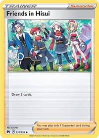 Friends in Hisui - SWSH: Crown Zenith - Pokemon card