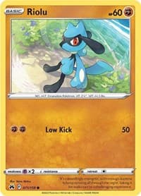 Riolu - SWSH: Crown Zenith - Pokemon card