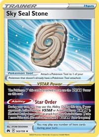 Sky Seal Stone - SWSH: Crown Zenith - Pokemon card
