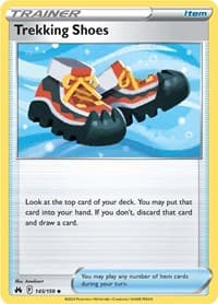 Trekking Shoes - SWSH: Crown Zenith - Pokemon card