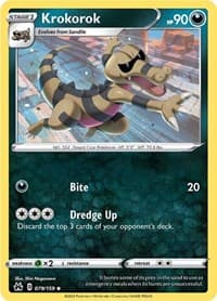 Krokorok - SWSH: Crown Zenith - Pokemon card