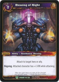 Blessing of Might - Twilight of the Dragons - WoW card