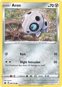 Aron - SWSH: Crown Zenith - Pokemon card