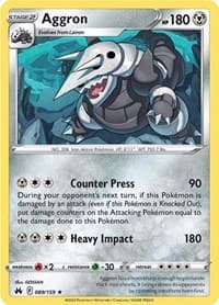 Aggron - SWSH: Crown Zenith - Pokemon card