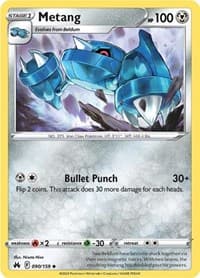Metang - SWSH: Crown Zenith - Pokemon card