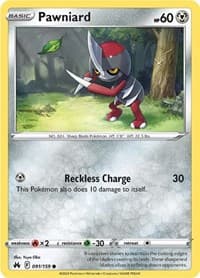 Pawniard (91) - SWSH: Crown Zenith - Pokemon card