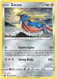 Zacian - SWSH: Crown Zenith - Pokemon card