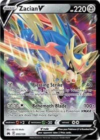 Zacian V - SWSH: Crown Zenith - Pokemon card