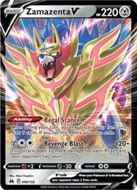 Zamazenta V - SWSH: Crown Zenith - Pokemon card