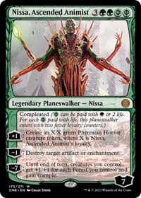 Nissa, Ascended Animist - Phyrexia: All Will Be One - Magic: The Gathering card