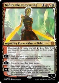Nahiri, the Unforgiving - Phyrexia: All Will Be One - Magic: The Gathering card