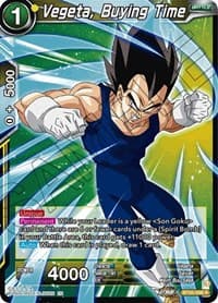 Vegeta, Buying Time - Power Absorbed - Dragon Ball Super: Masters card