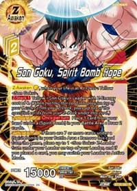 Son Goku, Spirit Bomb Hope - Power Absorbed - Dragon Ball Super: Masters card