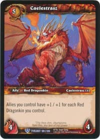 Caelestrasz - Twilight of the Dragons - WoW card