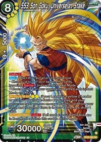 SS3 Son Goku, Universe at Stake - Power Absorbed - Dragon Ball Super: Masters card