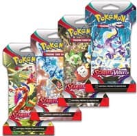 Scarlet & Violet Sleeved Booster Pack Art Bundle [Set of 4] - SV01: Scarlet & Violet Base Set - Pokemon card