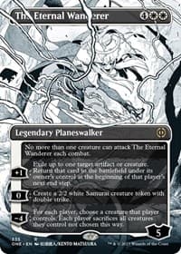 The Eternal Wanderer (Borderless) - Phyrexia: All Will Be One - Magic: The Gathering card