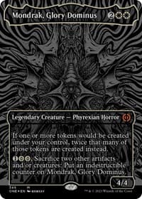 Mondrak, Glory Dominus (Oil Slick Raised Foil) - Phyrexia: All Will Be One - Magic: The Gathering card