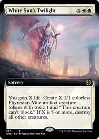 White Sun's Twilight (Extended Art) - Phyrexia: All Will Be One - Magic: The Gathering card