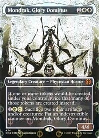 Mondrak, Glory Dominus (Showcase) (Step-and-Compleat Foil) - Phyrexia: All Will Be One - Magic: The Gathering card
