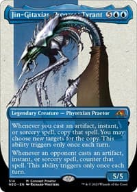 Jin-Gitaxias, Progress Tyrant (Concept Praetor) (Step-And-Compleat Foil) - Phyrexia: All Will Be One - Magic: The Gathering card