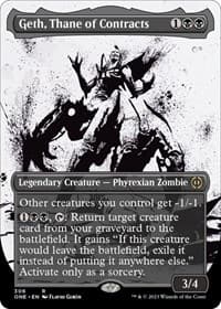 Geth, Thane of Contracts (Showcase) - Phyrexia: All Will Be One - Magic: The Gathering card