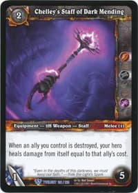 Chelley's Staff of Dark Mending - Twilight of the Dragons - WoW card