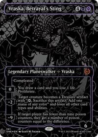 Vraska, Betrayal's Sting (Oil Slick Raised Foil) - Phyrexia: All Will Be One - Magic: The Gathering card