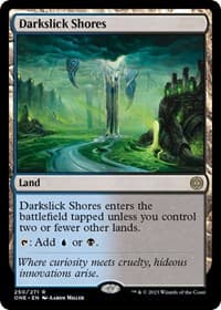 Darkslick Shores - Phyrexia: All Will Be One - Magic: The Gathering card