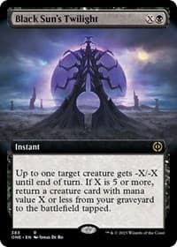 Black Sun's Twilight (Extended Art) - Phyrexia: All Will Be One - Magic: The Gathering card