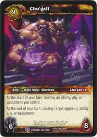 Cho'gall - Twilight of the Dragons - WoW card