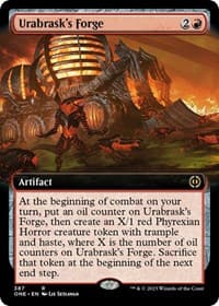 Urabrask's Forge (Extended Art) - Phyrexia: All Will Be One - Magic: The Gathering card
