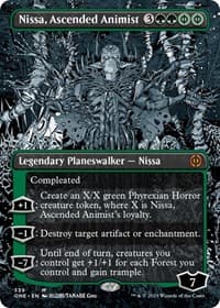 Nissa, Ascended Animist (Borderless) - Phyrexia: All Will Be One - Magic: The Gathering card