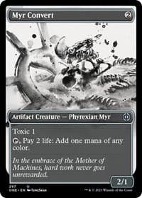 Myr Convert (Showcase) - Phyrexia: All Will Be One - Magic: The Gathering card