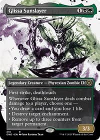 Glissa Sunslayer (Showcase) - Phyrexia: All Will Be One - Magic: The Gathering card
