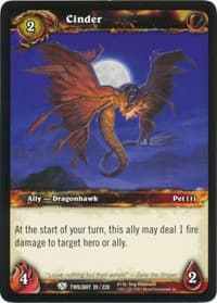 Cinder - Twilight of the Dragons - WoW card