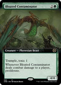 Bloated Contaminator (Extended Art) - Phyrexia: All Will Be One - Magic: The Gathering card