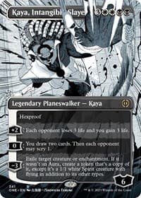 Kaya, Intangible Slayer (Borderless) - Phyrexia: All Will Be One - Magic: The Gathering card