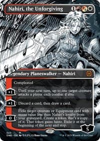 Nahiri, the Unforgiving (Borderless) - Phyrexia: All Will Be One - Magic: The Gathering card